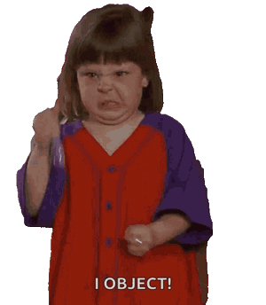 Objection meme transparent GIF after the background was removed